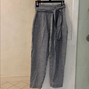 Anthropologie checkered pants